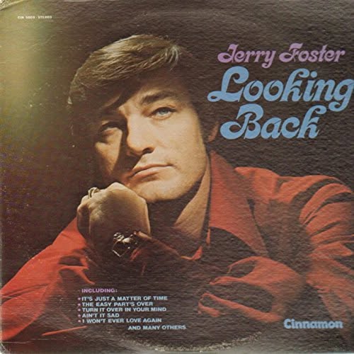 Jerry Foster Looking Back LP cover on Cinnamon